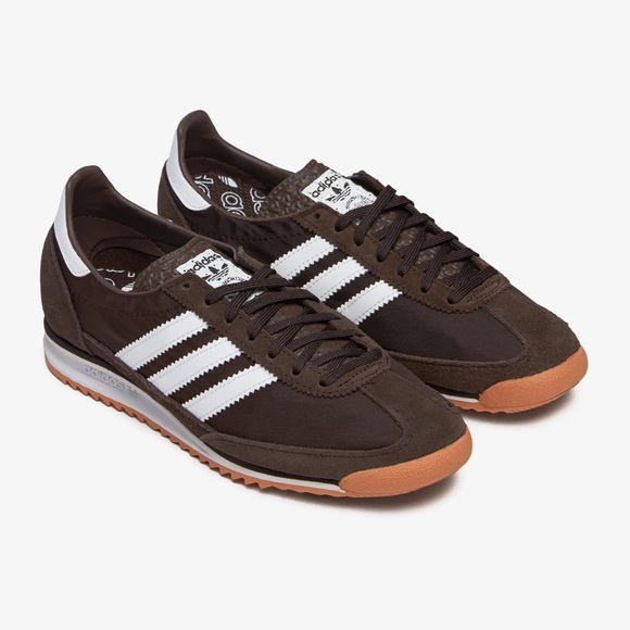 VINTAGE Adidas Originals SL 72 Womens
Shoes (Chocolate Brown & White) NEW Sz 6 - Picture 1 of 5